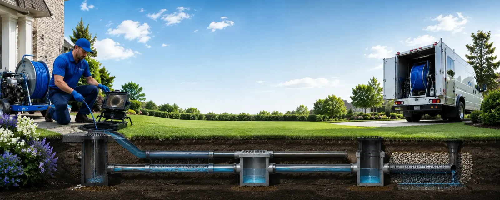 Outdoor drain cleaning information for Archer, NE